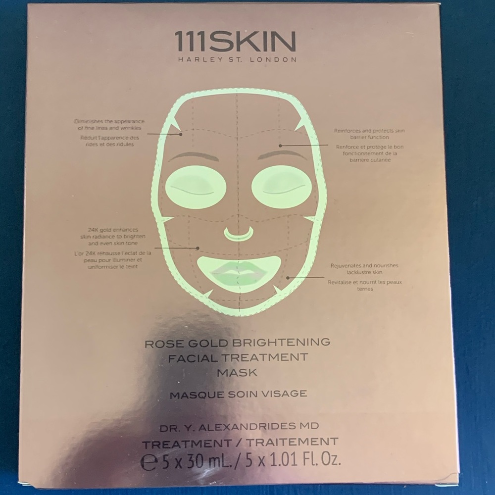 Rose Gold Brightening Facial Treatment Mask